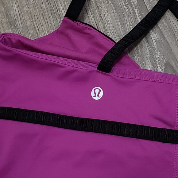 Lululemon * Dance Strap Tank Ultraviolet * Sz 8 - Picture 4 of 5